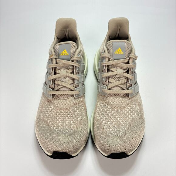 Adidas Ultraboost 1.0 Tan Lightweight Lace Up Running Shoes IF9042 Womens Size 8 - Picture 3 of 10